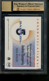 2002 Babylon 5 Autograph Andrea Thompson as Talia Winters Auto BGS 9.5/10
